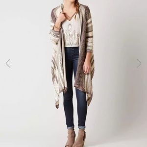Billabong Winter Wonderland Open Front Waterfall Cardigan